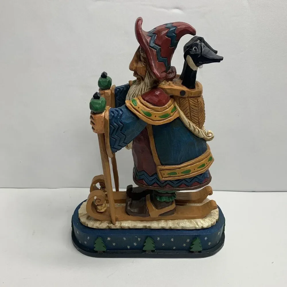 2000  David Frykman Santa On Skis With Geese Take A Gander #184/3500